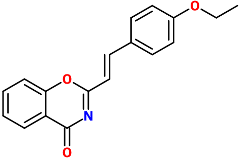 (图片) MC010314 4H-1,3-Benzoxazin-4-one, 2-[2-(4-ethoxyphenyl)ethenyl]-